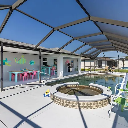 Heated Pool, Lanai, Grill And Games - Villa Sandy Cheeks - Roelens Vacations